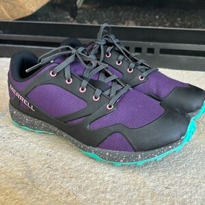 NWOT Merrell Boys Altalight Low MK162592 Purple Hiking Shoes Sneakers
